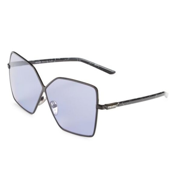 PRADA 64MM Butterfly Sunglasses with purple lenses - Picture 1 of 7